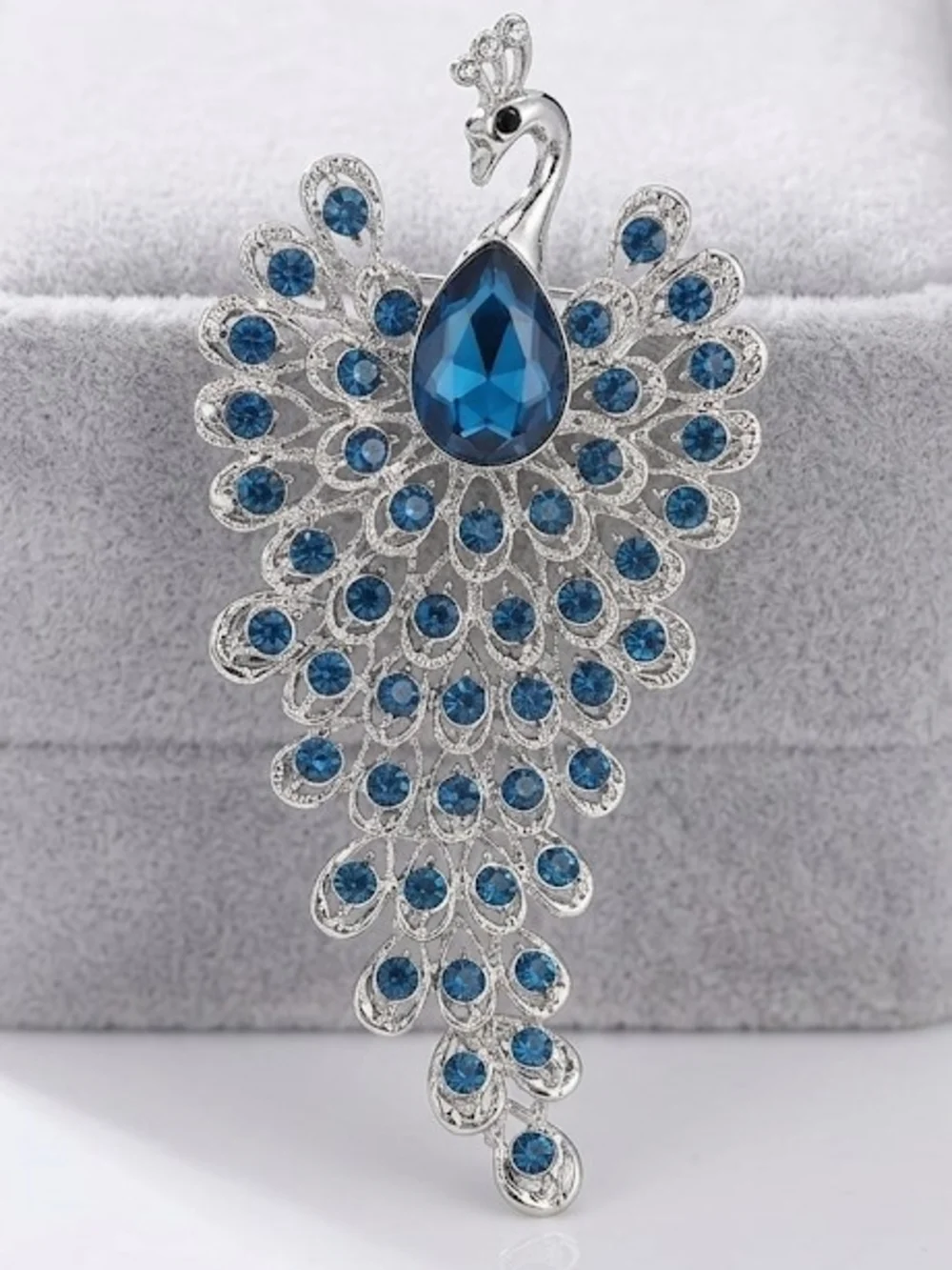 Peacock Brooch